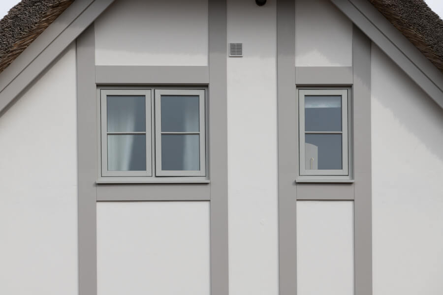 Grey flush Windows