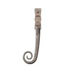 A Pewter Monkey Tail window handle.