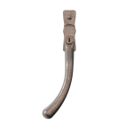 A Pewter Pear Drop window handle