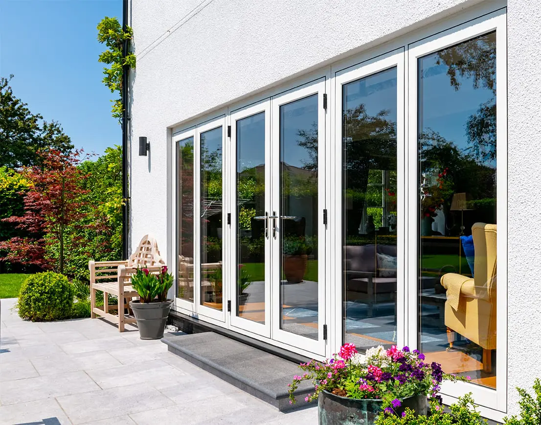 flush casement french patio doors cottage