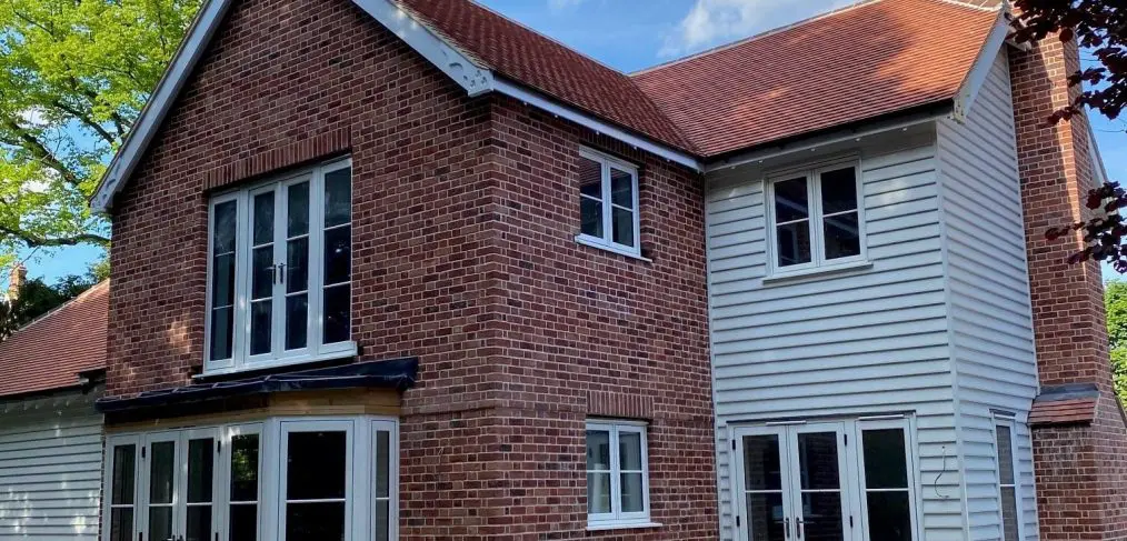 Flush sash windows and doors for new build Colchester, Essex