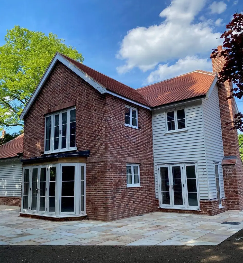 Flush windows and french doors in new build colchester essex