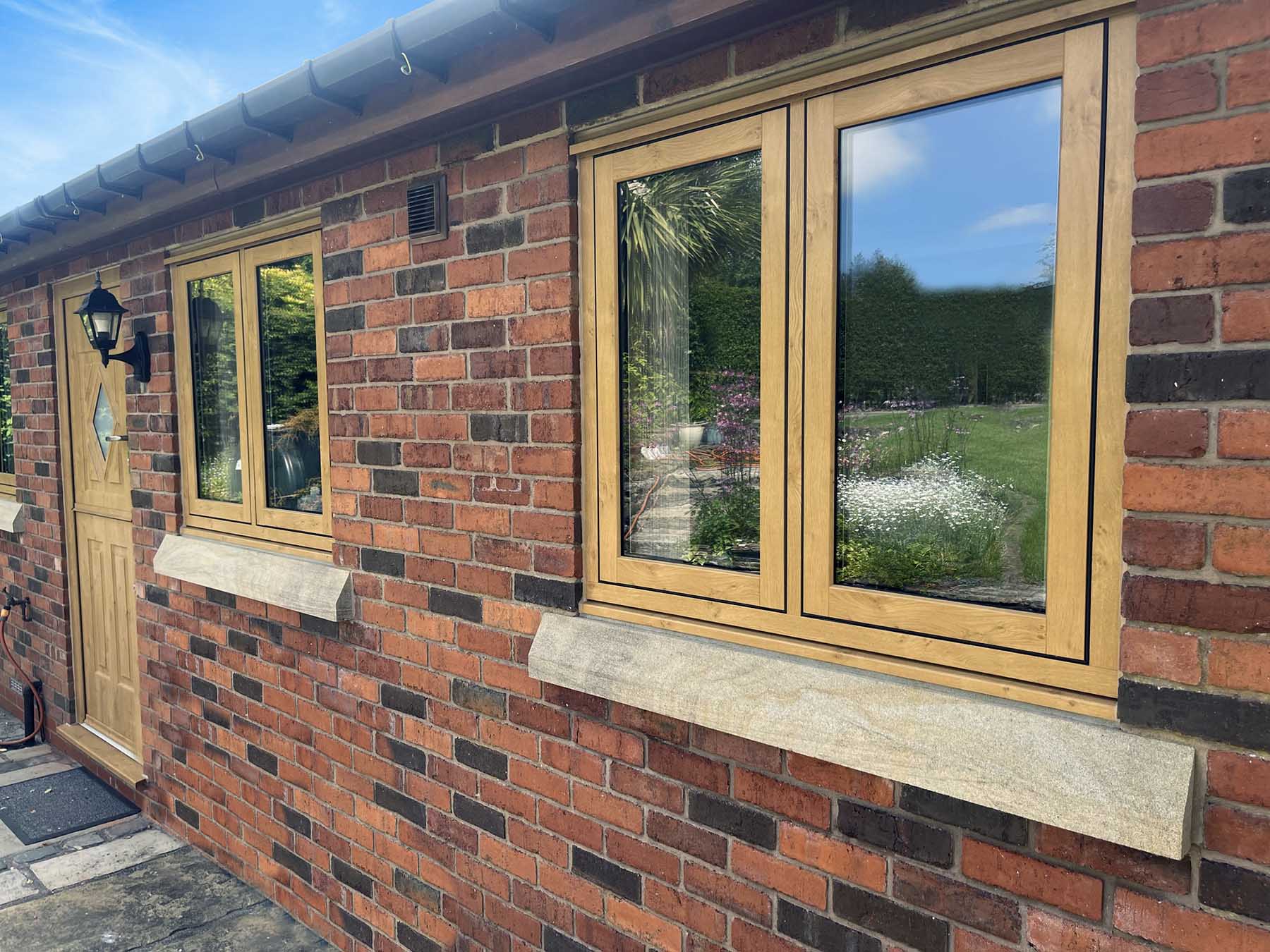 irish oak flush windows